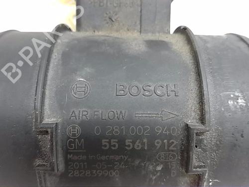 Mass air flow sensor OPEL ASTRA J (P10) 1.7 CDTI (68) | BP13836064M95 