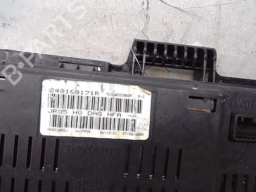 Used Instrument cluster RENAULT SCÉNIC III (JZ0/1_) 1.9 dCi (JZ0J, JZ1J, JZ1K, JZ1S) (131 hp) 13829377