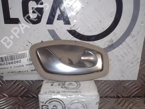Front right interior door handle RENAULT SCÉNIC III (JZ0/1_) 2.0 16V (JZ0G, JZ0P, JZ1E, JZ1P) 806710007R