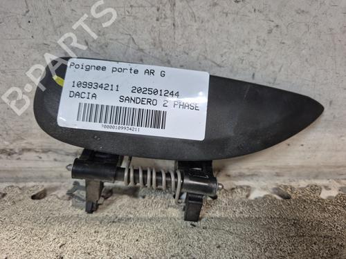 Used Rear left exterior door handle DACIA SANDERO II TCe 90 (B8M1, B8MA, B8AC) (90 hp) 27811835