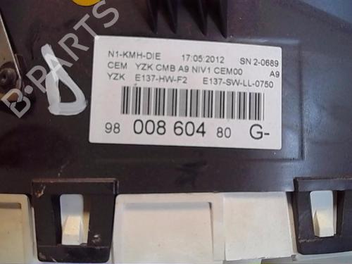 Instrument cluster PEUGEOT 208 I (CA_, CC_) 1.4 HDi | BP13854256C47 