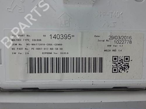 Instrument cluster PEUGEOT 2008 I (CU_)  | BP17454353C47