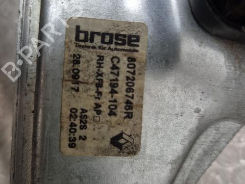 Front right window mechanism RENAULT MEGANE IV Hatchback (B9A/M/N_) 1.6 dCi 165 | BP26876089C23 