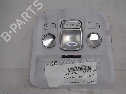 Used Interior roof light PEUGEOT 208 I (CA_, CC_) 1.6 HDi (92 hp) 13846441