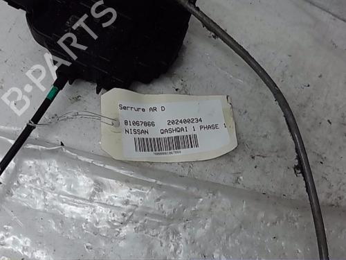 Rear right lock NISSAN QASHQAI / QASHQAI +2 I (J10, NJ10, JJ10E) 2.0 dCi | BP16818493C99 