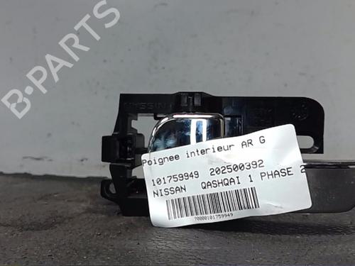 Used Rear left interior door handle NISSAN QASHQAI / QASHQAI +2 I (J10, NJ10, JJ10E) 1.5 dCi (110 hp) 23869443