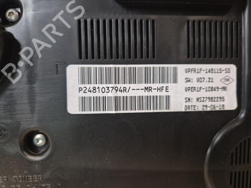 Instrument cluster RENAULT KADJAR (HA_, HL_) 1.5 dCi 110 (HLA3) | BP26897139C47 