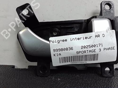 Used Rear right interior door handle KIA SPORTAGE III (SL) [2009-2017]  23183663