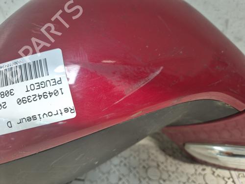Right mirror PEUGEOT 308 I (4A_, 4C_) 2.0 HDi | BP26724389C27 