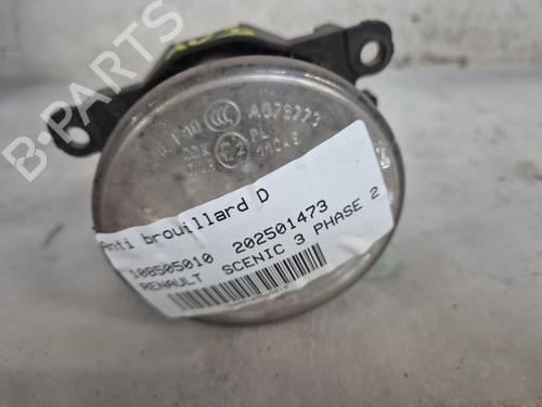 Used Right front fog light RENAULT SCÉNIC III (JZ0/1_) 1.5 dCi (110 hp) 27489425