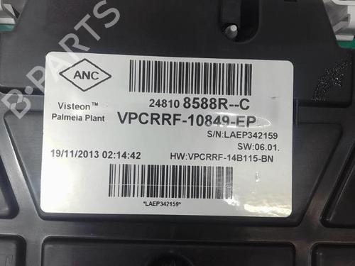 Used Instrument cluster RENAULT CLIO IV (BH_) 1.5 dCi 90 (90 hp) 30807015