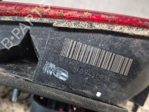 Left tailgate light VW GOLF VI (5K1)  | BP26669412C79 