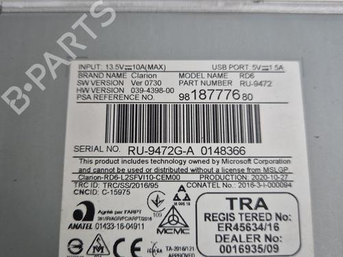 Radio OPEL COMBO E Tour / Life (K9) | BP33210289E6 - Image 3