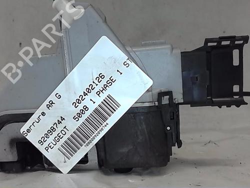 Used Rear left lock PEUGEOT 5008 (0U_, 0E_) 1.6 HDi (114 hp) 19539651