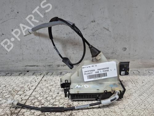 Used Front right lock PEUGEOT 208 I (CA_, CC_) 1.0 VTi (68 hp) 25040833
