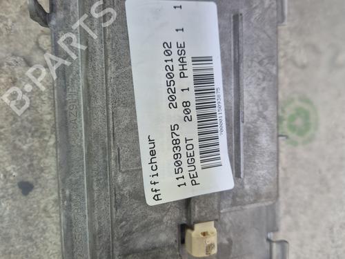 Display monitor PEUGEOT 208 I (CA_, CC_) 1.6 HDi | BP30163962C48