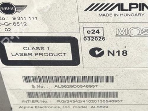 Radio MINI MINI PACEMAN (R61) Cooper | BP38313587E6 - Image 5