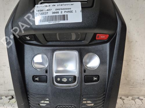 Used Interior roof light PEUGEOT 3008 II SUV (MC_, MR_, MJ_, M4_) 2.0 BlueHDi 180 (181 hp) 24822167