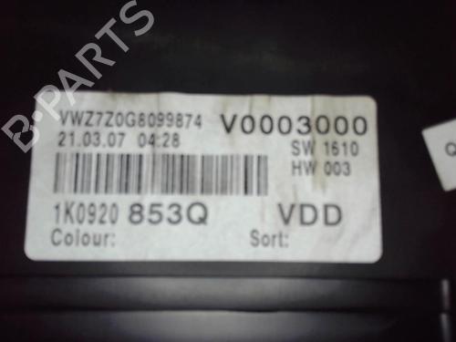 Instrument cluster VW GOLF V (1K1)  | BP13867095C47 