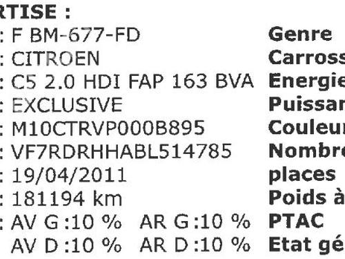 Pipe CITROËN C5 III (RD_) 2.0 HDi 165 (RDRHHA, RDRHH8) | BP17074745M125 
