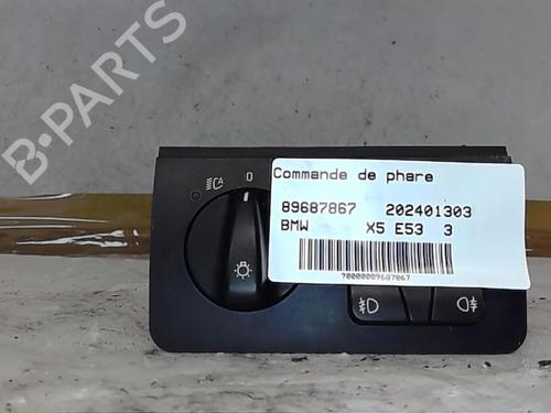 Used Headlight switch BMW X5 (E53) 3.0 d (218 hp) 19337178