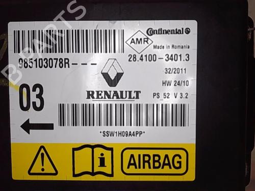 Airbag styreenhed RENAULT MEGANE III Coupe (DZ0/1_) 2.0 R.S. (265 hp) 14562528