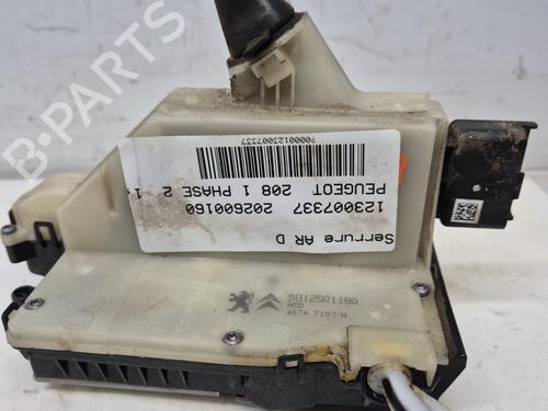 Used Rear right lock Rear right lock PEUGEOT 208 I (CA_, CC_) 1.2 VTI 82 (82 hp) 33277990 33277990