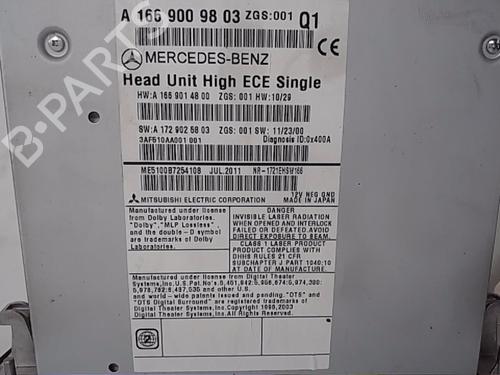 Used Radio MERCEDES-BENZ M-CLASS (W166) ML 350 BlueTEC 4-matic (166.024, 166.023) (258 hp) 13842101