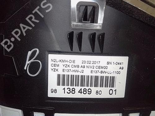 Used Instrument cluster PEUGEOT 2008 I (CU_) 1.6 BlueHDi 100 (100 hp) 13859430