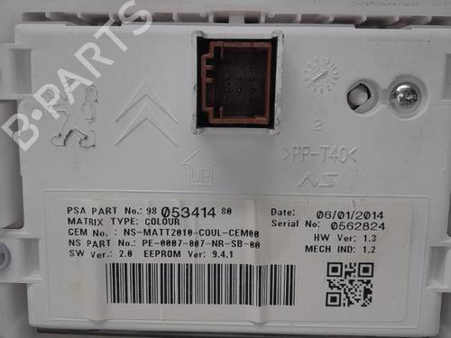 Instrument cluster PEUGEOT 2008 I (CU_) 1.6 HDi | BP16100320C47 