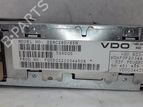 Radio PEUGEOT 206 Hatchback (2A/C) 2.0 HDI 90 (90 hp) 13828597