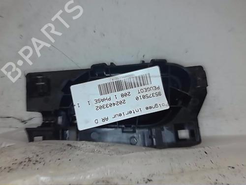 Rear right interior door handle PEUGEOT 208 I (CA_, CC_) 1.4 HDi | BP21060705I16 