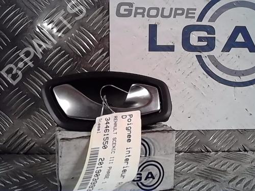 Used Front right interior door handle RENAULT SCÉNIC III (JZ0/1_) 1.5 dCi (110 hp) 13862025