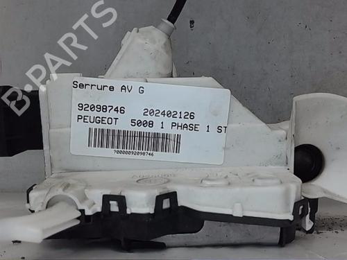 Front left lock PEUGEOT 5008 (0U_, 0E_) 1.6 HDi | BP19539653C98 