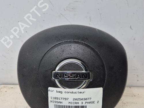 Used Driver airbag Driver airbag NISSAN MICRA III (K12) 1.2 16V (80 hp) 33210319 33210319