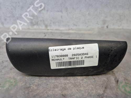 Used Licence plate light RENAULT TRAFIC II Bus (JL) [2001-2026]  31140533