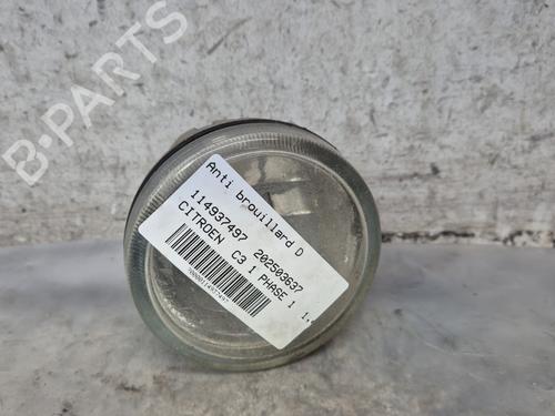 Used Right front fog light CITROËN C3 I (FC_, FN_) 1.4 16V HDi (90 hp) 30139738