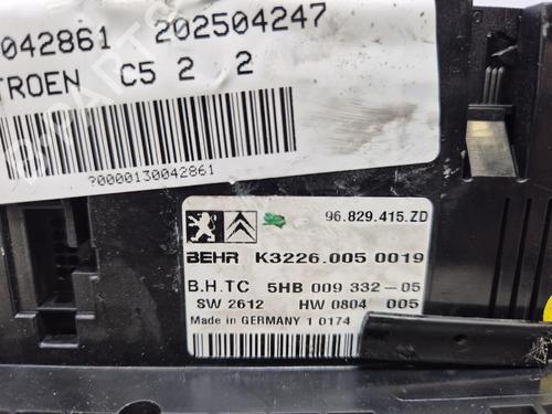 climate-control-citroen-c5-iii-rd_-2008-2009-2010-2011-2012-2013-2014-2015-2016-2017-38054770 main image
