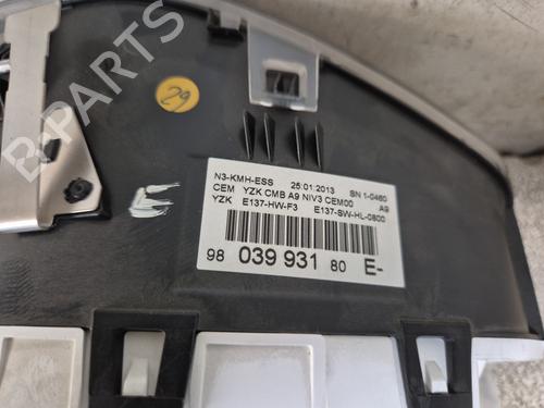 Instrument cluster PEUGEOT 208 I (CA_, CC_) 1.2 VTI 82 | BP28082250C47 