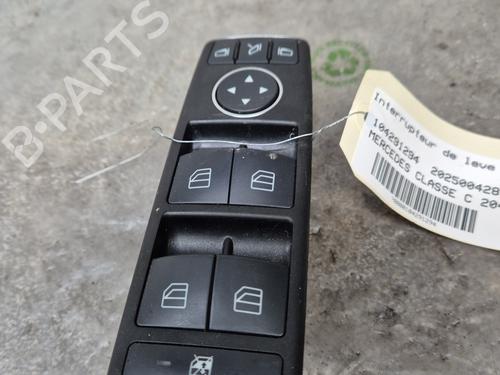 Used Left front window switch MERCEDES-BENZ C-CLASS (W204) C 200 CDI (204.001) (136 hp) 30629949