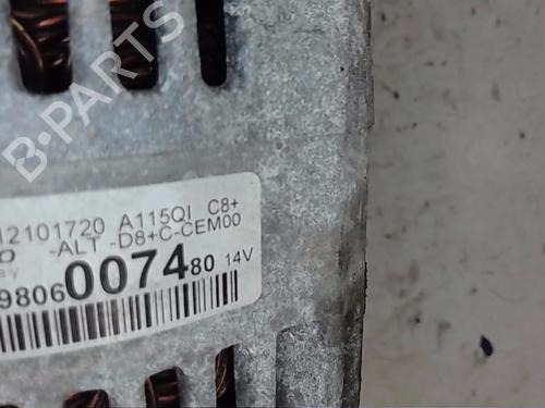 Alternator PEUGEOT 208 I (CA_, CC_) 1.2 VTI 82 | BP19539246M7 