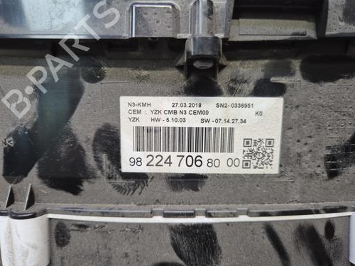 Instrument cluster CITROËN JUMPY III Van (V_) 2.0 BlueHDi 120 | BP29293801C47 