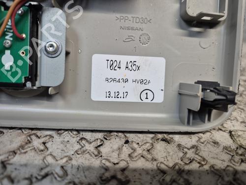 Interior roof light NISSAN QASHQAI II (J11, J11_) 1.5 dCi | BP25125918I8 