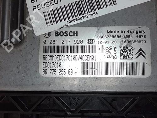 Engine control unit (ECU) PEUGEOT 208 I (CA_, CC_) 1.4 HDi | BP18511164M57 