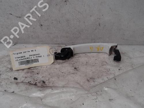 Rear left exterior door handle VW POLO V (6R1, 6C1) 1.6 TDI | BP16424668C130 
