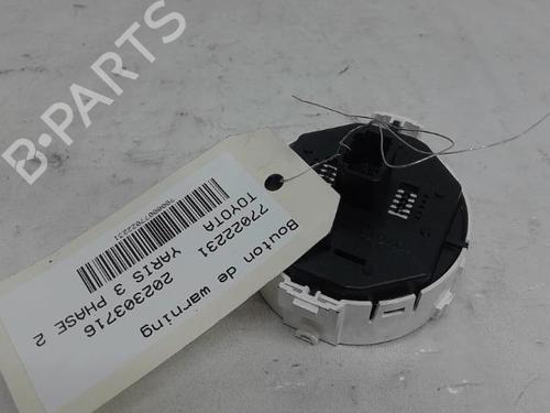Used Warning switch TOYOTA YARIS (_P13_) 1.3 (NSP130_, NSP130) (99 hp) 15986106