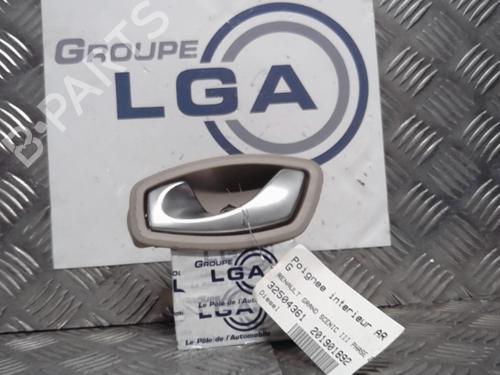 Rear left interior door handle RENAULT SCÉNIC III (JZ0/1_) 2.0 dCi (JZ0L) 739400011R