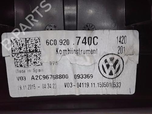 Instrument cluster VW POLO V (6R1, 6C1)  | BP13834518C47 