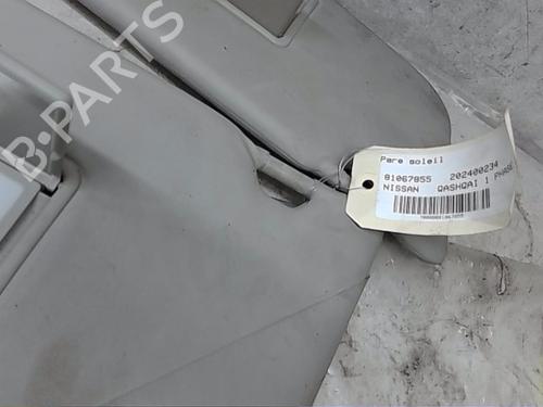 Used Left sun visor NISSAN QASHQAI / QASHQAI +2 I (J10, NJ10, JJ10E) 2.0 dCi (150 hp) 16755218