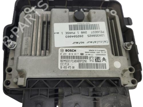 Engine control unit (ECU) PEUGEOT 208 I (CA_, CC_) 1.6 HDi | BP32292084M57 - Image 5